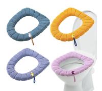 Toilet Seat Cover for Bathroom,Toilet Seat Cover,Soft Washable Toilet Seat Cushion | Thicker Cover Pillows, Toilet Seat Warmer for Kids, Adults, All Ages