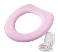 Toilet Seat Cover Hook Loop Fastening Comfortable Cushion Soft Padded Warm