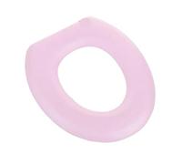 Toilet Seat Cover O-Shape Toilet Seat Cover Keep Warm Pumpkin Pattern Closestool Mat(Pink-1Pcse)