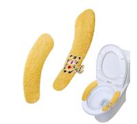 Toilet Seat Cover Pad - Washable Warm Toilet Seat Padded - Self Adhesive Raised Pad for Maximum Relief, Padded Lid Covers, Support Cushions for Bathrooms, Toilets