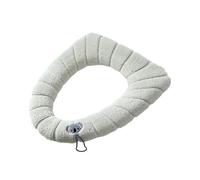 Toilet Seat Cover Toilet Seat Cushion Soft Texture Keep Warm Fabric Lid Cover Universal Elastic Pad Bathroom Supplies(Color-16)