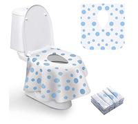 Toilet Seat Covers Disposable, Famard Extra Large Portable Potty Seat Covers for Toddlers, Soft and Waterproof Travel Potty Training Seat for Kids with Individually Wrapped (20 Packs)