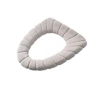 Toilet Seat Covers O-Shape Toilet Seat Bidet Covers Bathroom Toilet Seat with Handle Closestool Washable Soft Winter Warmer Mat Pad Cushion