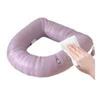 Toilet Seat Cushion - Firm Raised Toilet Seat Cushion, Soft Anti Padded Commode Cover | Waterproof Elastic Mat Provides Hygiene Comfort and Safety for Home Apartment Hotel Home Bathroom Use