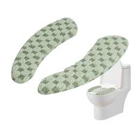 Toilet Seat Cushion - for 16" Toilet Seat - Delicate Warm Layer | Velvet Padded Cushion for Bathroom Seats with Ease - Thicker Reusable Pad