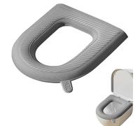 Toilet Seat Cushion, Waterproof Toilet Pad, EVA Toilet Seat Cushion with Handle Toilet Padded Portable Toilet Lid Soft Pad