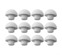 Toilet Seat Cushioning Buffers 12 Pack for Standard Round and Elongated Toilets with Grooved Lid Compatibility (Top cover cushion)