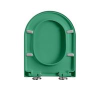 Toilet Seat d Shape Colored D-Shape Two Button Quick-Release,Easy-Install