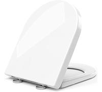 Toilet seat d Shape Elongated U-Shape Soft-Close Quick-Release UF Heavy-Duty, R(M)