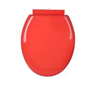 Toilet seat d Shape Round Slow-Close Thickened PP, Comfortable Easy-Install, Purple(Red)