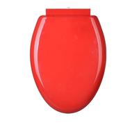 Toilet Seat Elongated 18in Soft Close Polypropylene Material V-Shaped Color Release Hinge Stay Clean Green