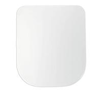 Toilet Seat Elongated Will Slow Close and Never Come Loose Toilet Lid, 1 Pack, White PP Plastic, Easy Installation and Quick-Release Removable for Cleaning