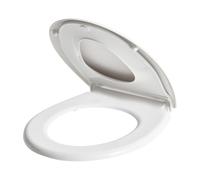 Toilet Seat FAGNANO Soft Close 2 in 1 Duroplast White