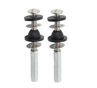 Toilet Seat Fixing Bolts, 2-Pack Rust-Resistant Toilet Seat Fasteners Long-Lasting & Watertight Rust Prevention Oxidation Resistance