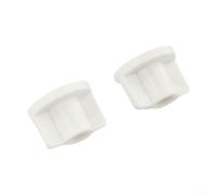 Toilet Seat Fixing Nuts 6mm Lid Replacement Parts White Plastic Mounting Hardware Bathroom Seat Bottom Fasteners WC Seat Rear Fixings Screw