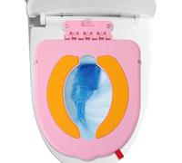 Toilet Seat for Potty Training | Foldable Toilet Seat with Handles for Travel, Learning Cushion with Suction Cups for Boys and Girls
