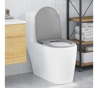 Toilet Seat Duroplast Modern Accessory Bathroom Fixture Indoor Sanitary vidaXL