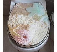 Toilet Seat Groove Design Chrome Hinges Antibacterial Toilet Seat Toilet Lid Houseware Bathroom Decor