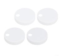 Toilet Seat Hinge Covers 45Mm Plastic, Decorative Lids Concealing Toilet Screws, Compatible With Standard Toilet Base 4 Pack