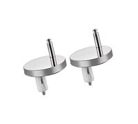 Toilet Seat Hinge Fixings Quickly Release Top Fix Nut Screws Toilets Cover Screw Hardware Attachment Stabilizer Stop from Moving Easy Installation Quick Loose Adjustable