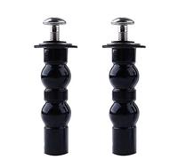Toilet Seat Hinge Screw Compatible with TOTO Toilet, Expanding Rubber Bolt Top Nuts Set for Top Mount Toilet Seat Tightening Kit Replacement,Toilet Seat Blind Hole Fixing Kit for TOTO Toilets,2 Pack