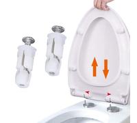 Toilet Seat Hinge Screws 2pcs Universal Toilet Lid Fixing Hinges Screws Expanding Nylon Nuts Wc Holes Fixing