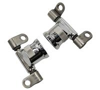 Toilet Seat Hinges AI0002100R Compatible with Giralda DAMA Senso Easy Release Removable Toilet Seat Hinges Chrome