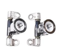 Toilet Seat Hinges Compatible with Giralda DAMA Senso Giralda WC AI0002100R Removable Chrome Toilet Seat Hinges Replacement 2PC