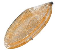 Toilet seat Ideal Standard Toilet Seat, Heavy Duty Glitter Toilet Seat Soft Close with Quick Release, Simple Top/bottom Fixing, Oval Environmentally Friendly Resin Material(Transparent Yellow)