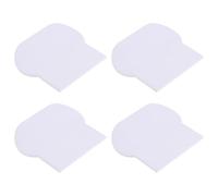 Toilet Seat Lifter Handle White PC 4pcs Self-Adhesive