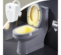 Toilet Seat Light With Sensor, LED Motion Sensor Night Light, Toilet Seat 16 Colors LED Inside Nightlight, Cool Stuff Bathroom Night Light Motion Sensor Activated Adjustable Brightness For Kids Adults