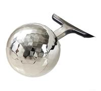 Toilet Seat Opener Stainless Steel No Touch Handle with Flower Pattern for Bathroom Use Featuring for Secure Attachment (Spheres)