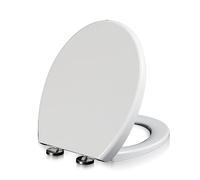 Toilet Seat Oval Round-Front Slow-Close Polypropylene 15 2 X17 7 07B