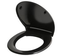 Toilet Seat PAPURI Soft Close Duroplast Black