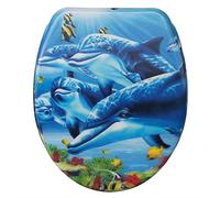 Toilet Seat Quick Release Hinges Beautiful Dolphin Toilet Seats Slow Soft Close Bathroom Toilet Lid Sturdy Hinges