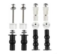 Toilet Seat Replacement Kit with Bottom Fixing Bolts, 7.5cm Screws & Washers, Hardware Set Compatible with for TOTO and for AMERICAN Standard Toilets