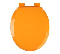 Toilet Seat Round 16.5 Inch, No Noise Quiet Toilet Seats with Slow Close Toilet Lid, Easy Installation & Stay Clean, O-Shaped PP Material WC Seat,Navy