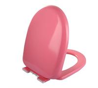 Toilet Seat Soft Close 17in Elongated U Type Colored PP Toilet Lid Elongated Quick One-Button Release Load 150kg