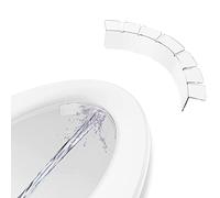 Toilet Seat Splash Guard Transparent Potty Training Pee Splash Guard Waterproof Urine Deflector for Kid and Adults