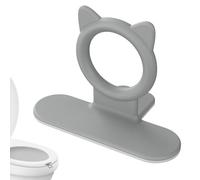 Toilet seat - Toilet Seat Lifter | Commode Chair pad | Shower Chair Cushion | Silicone Self Adhesive Toilets Cover Riser | Avoid Touching Raising Handle for Toilets Lid Restroom Accessories for Home