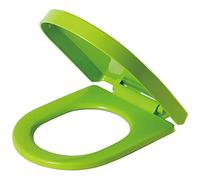 Toilet Seat, Toilet Seat Slow Soft Close with Quick Release, Plastic Material Easy to Clean for Bathroom Washroom Home, D Shaped - Top Fix