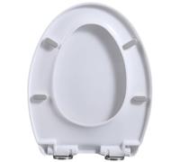 Toilet Seat V-Shaped, Soft Close Abattant Toilette WC, Cuvette Toilette Cover for Bathroom, Anti-Scratch Easy Clean Design(V-Type Large)