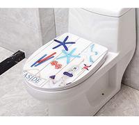 Toilet Seat V/U/O Shape Compatible Soft Close Toilet Seat, Adjustable Hinge, Quick Release, Top Mounted Toilet Lid