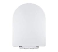 Toilet Seat Will Slow Close and Never Come Loose, Elongated Toilet Lid Easy Installation and Quick-Release Removable for Cleaning, 1 Pack, White