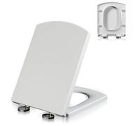 Toilet Seat with 360° Adjustable Hinge, Slow Close & Quiet-Close, Comfortable and Easy to Clean, Quick Release, Easy to Install