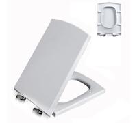 Toilet Seat with 360° Adjustable Hinge, Slow Close & Quiet-Close, Comfortable and Easy to Clean, Quick Release, Easy to Install