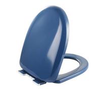 Toilet Seat, with Quiet Cushioning and Quick Release Hinge Universal Fit for Standard Size Fixtures(Navy Blue)