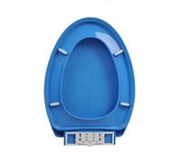 Toilet Seats 18in Soft Close Safe Pp Toulet Smooth and Bright Color V-Shaped Quick Installation and Cover Easy Cleaning