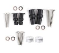Toilet Seats Hinge Screw Blind Hole Fixings Expanding Rubber Bolt Top Fix Nut For Top Mount Universals Toilet Seats Hinges Screw Bathroom Accessories
