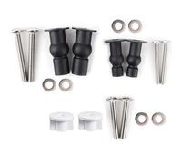 Toilet Seats Hinge Screw Toilet Seats Blind Hole Fixings Expanding Rubber Bolt Top Fix Nut for Top Mount Fix Screws Fixings Expanding Rubber Screw